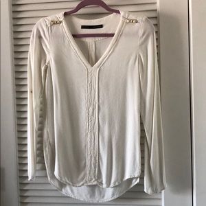 White/ivory blouse by Zara